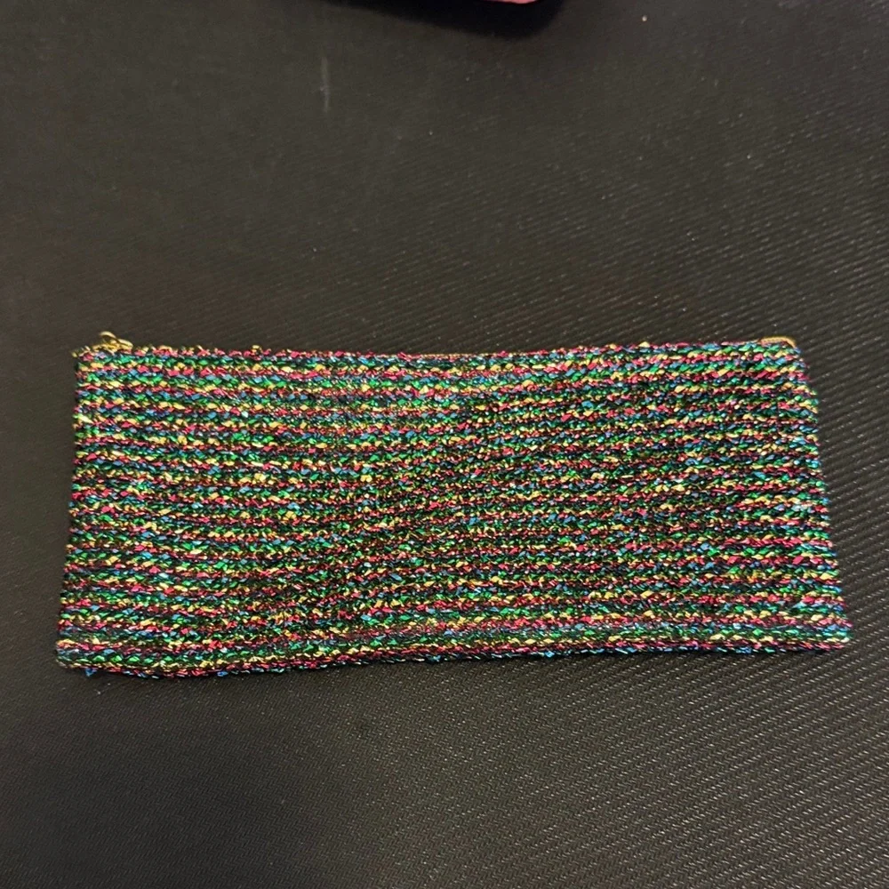 Colorful Woven Key & Card Holder